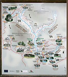 Zagori - mapa mostov