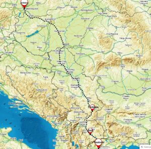 Peloponéz 2015 - trasa po Tesaloniky
