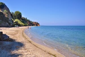 Naša grécka odysea 2016 - Koroni, pláž Agia Triada