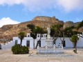 Socha Ježiša na vrchu Exombourgo, Tinos
