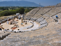 Filippi, divadlo, práve stavali scénu pre večerné predstavenie