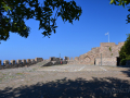 Kam na ostrove Lesbos - Hrad v Molyvose