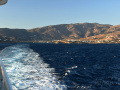 Tinos a Andros - itinerár 2021  Opúšťame prístav v Gavriu, kde sme vyložili časť pasažierov.