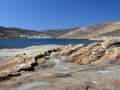 Kavalourko - štruktúra skaly na pobreží pred reliéfom Aeolusa.