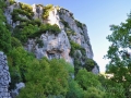 Zagori - Monodendr Z kláštora Agia Paraskevi smerom k vyhliadke na roklinu je cesta zavalená balvanmi