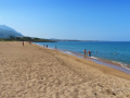 Kyparissia - ráno na  pláži Sani