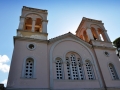 Holuby na kostole v Kato Livado, Kythira