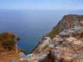 Monemvasia pohľad zo skaly