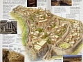 Mykény, plán mesta - Zdroj: https://www.greecehighdefinition.com/blog/mycenae-reconstruction