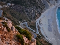 Prístup na pláž Myrtos, Kefalónia