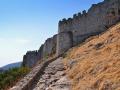 Mystra, mohutné múry pevnosti pretrvali stáročia