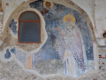 Mystra, Nástenná freska na hlavnom nádvorí