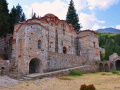Mystra, kostol  zasvätený Panne Márii Hodégétrii (vodkyni) alebo aj Afentiko, postavený v roku 1310.