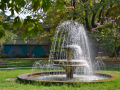 Edessa, pekná fontána v parku nazvaného podľa byzantského mosta - Kioupri.