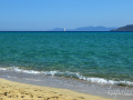 Najkrajšie pláže Grécka podľa kapab.sk - Pavlopetri, v diaľke ostrov Kythira