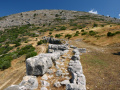 Pleurón, kyklopský múr. Na samom vrchu stála akropola.