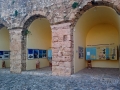 Pevnosť v Pylose - expozícia na nádvorí pevnosti