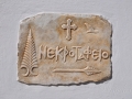 Pyrgos, Tinos, ukazovateľ k cintorínu