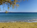 Ponúka výhľad na ostrov Mykonos.