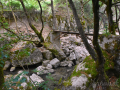 Syrrako - Kalarites, chodník, mostík v rokline cez rieku Chrousias
