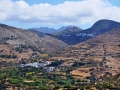 ostrov Tinos, pohľad z dediny Kambos smerom na juh