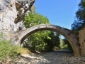Zagori - kamenný most Lazaridi - Kontodimou, postavený v roku 1753