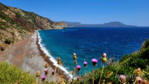 Najkrajšie pláže Grécka - Fyri Ammos Kalamos, Kythira