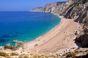 Najkrajšie pláže Grécka - Platia Ammos, Kefalónia