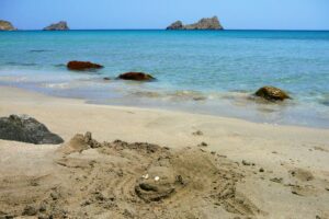 Najkrajšie pláže Grécka - Mazida Ammos