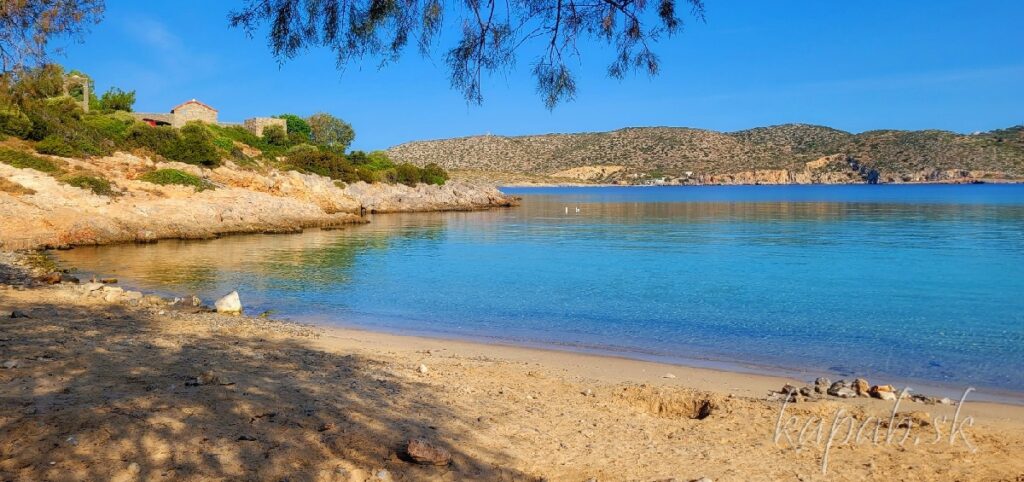 Pláže na ostrove Chios -Dynami