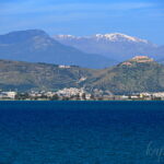 Pohľad na hrad Larissa z Nafplia